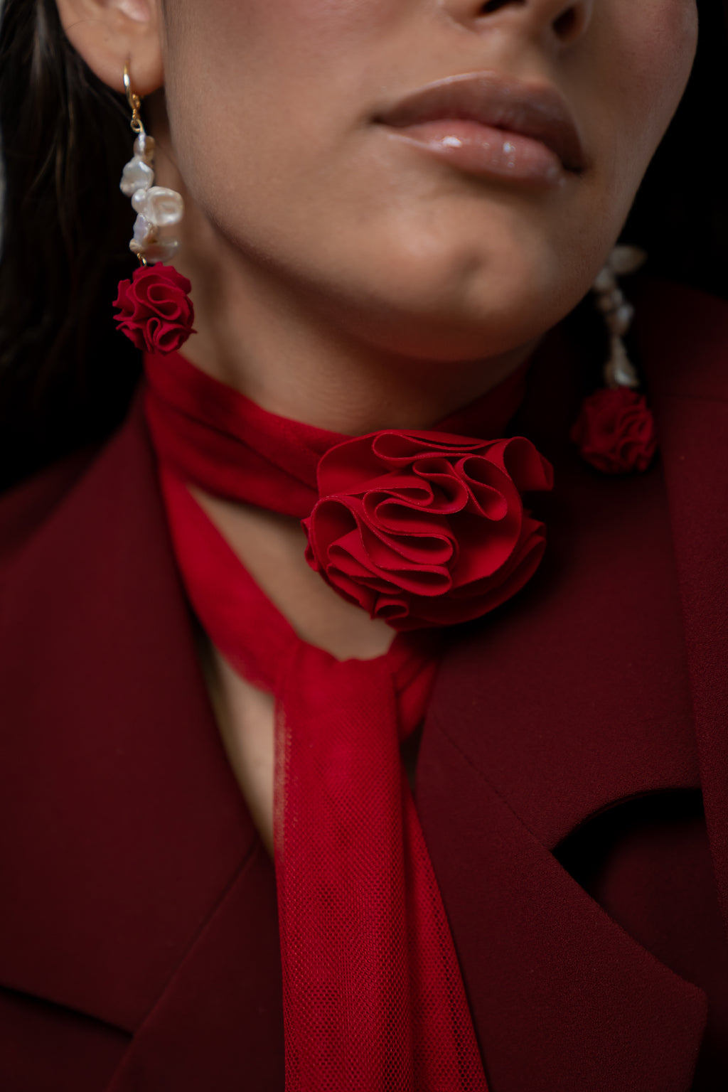 Romantic in the hallway