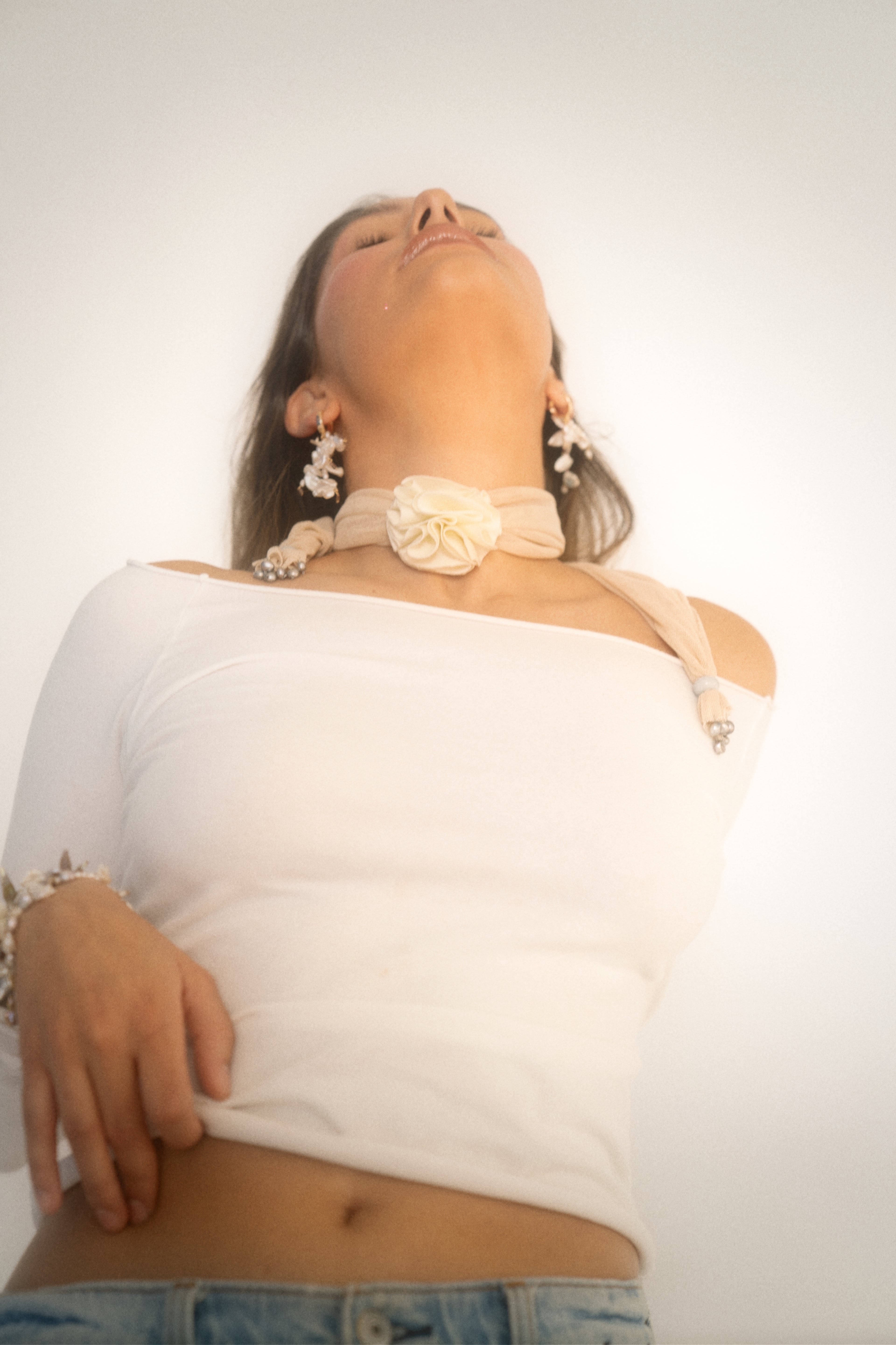 Romantic in the hallway