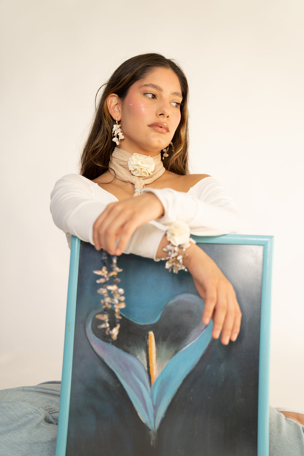 Romantic in the hallway