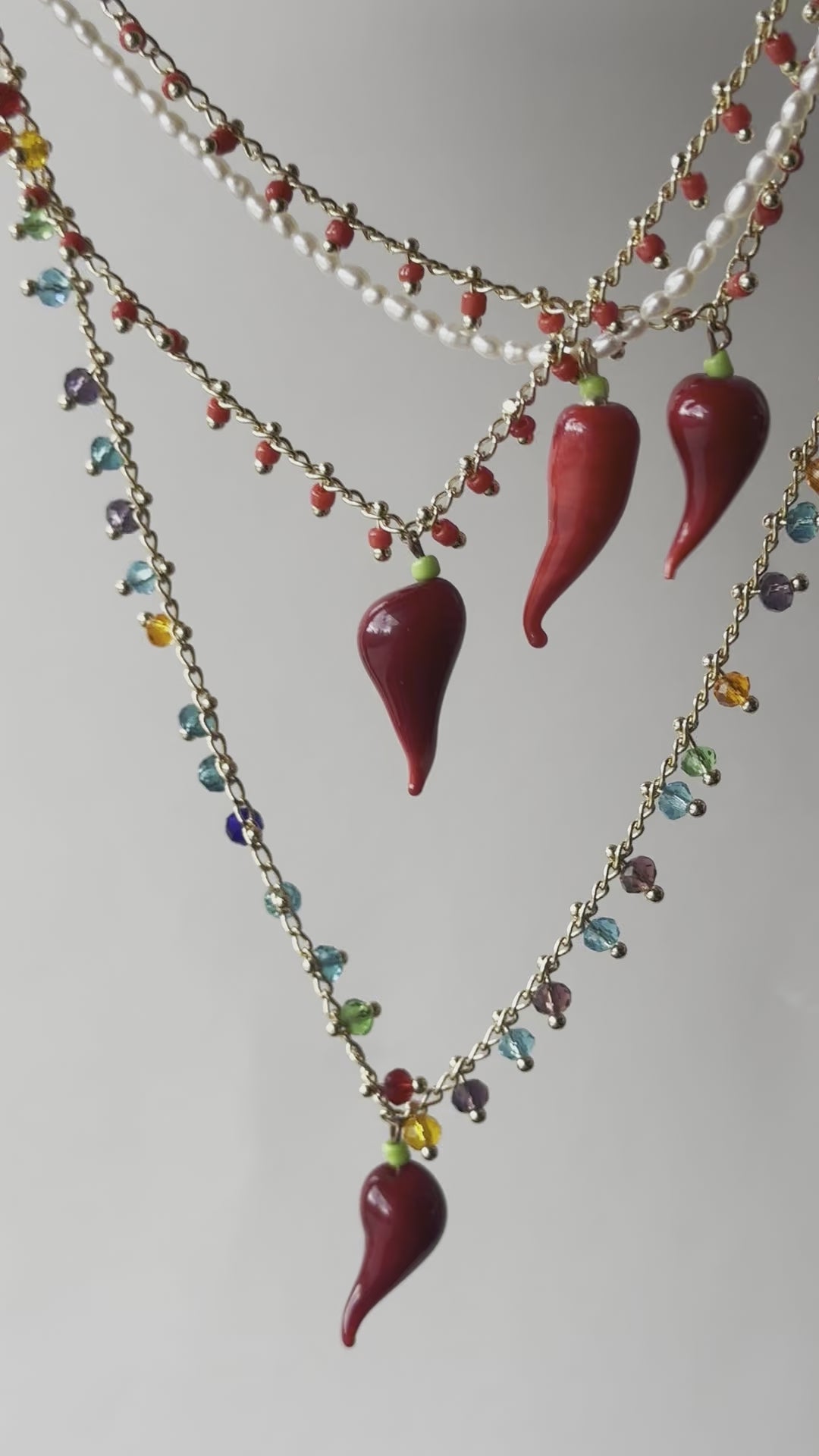 Chili necklace